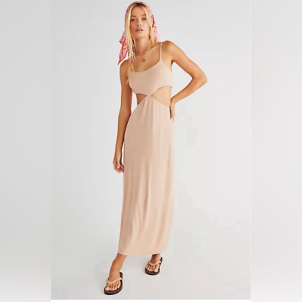 NWT Free People Beach piper earth angel midi dress  - Size XS